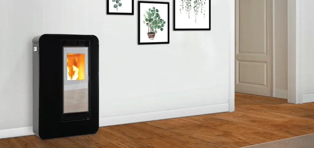 Stufe a pellet per corridoio